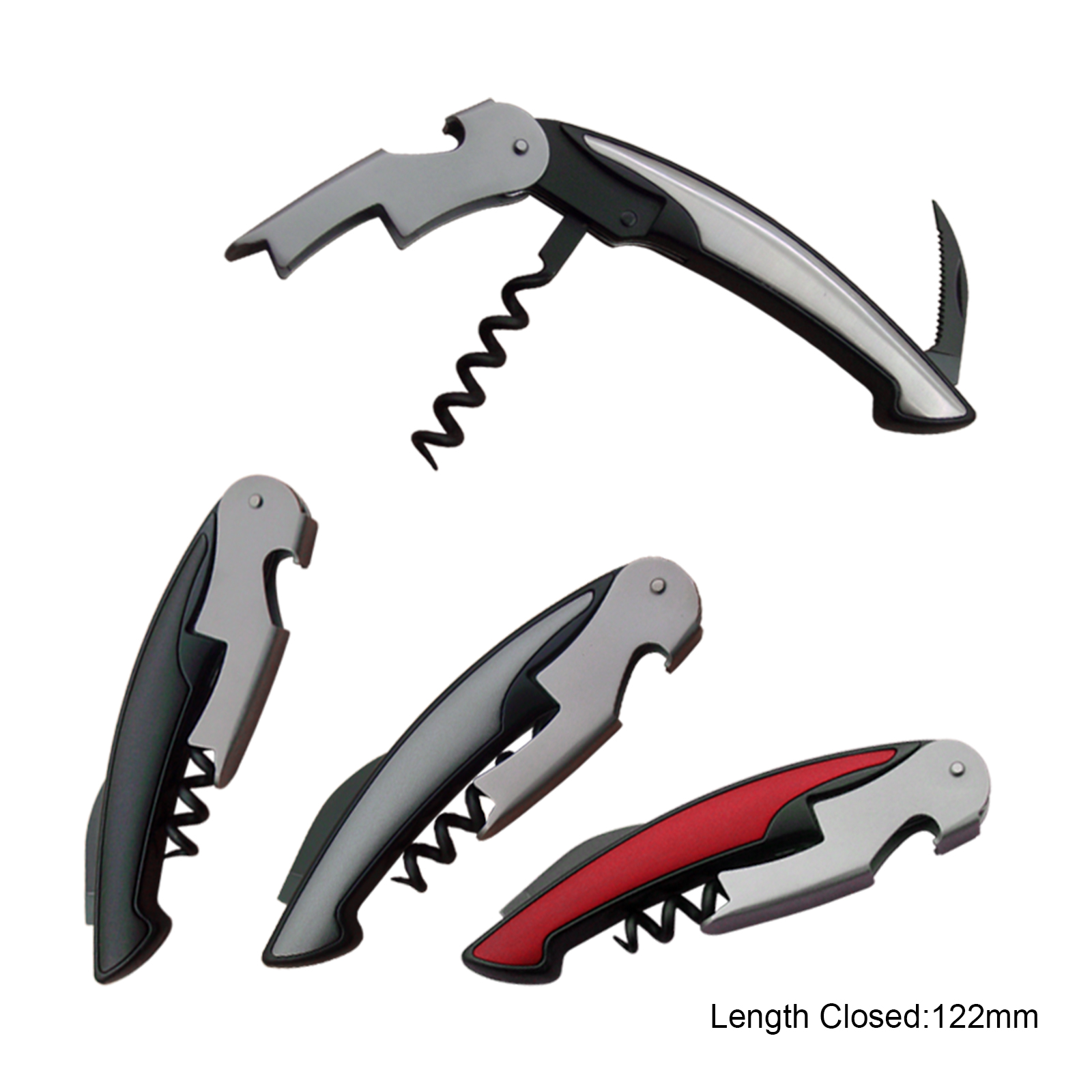 <font color='#333333'>#194 Waiter's Corkscrew with Anodized Aluminium Handle </font>