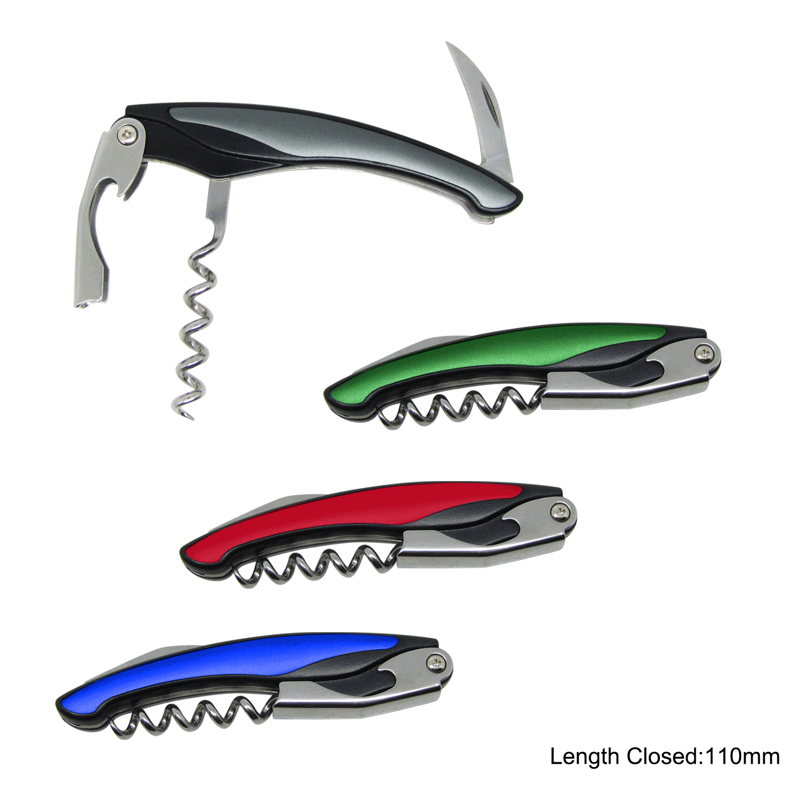 #1113 Waiter's Corkscrew with Anodized Aluminium Handle 