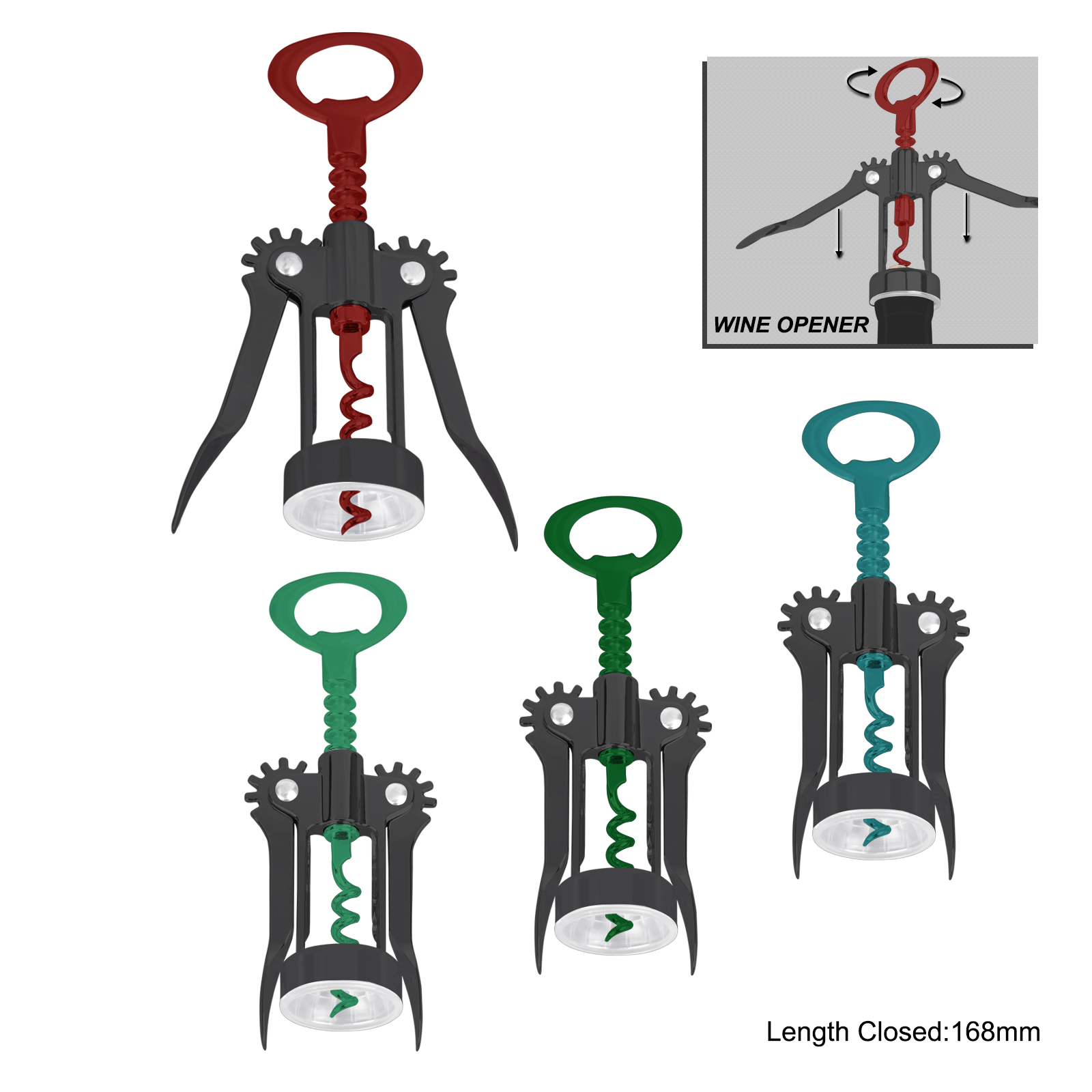 #148CW Winged Corkscrew 