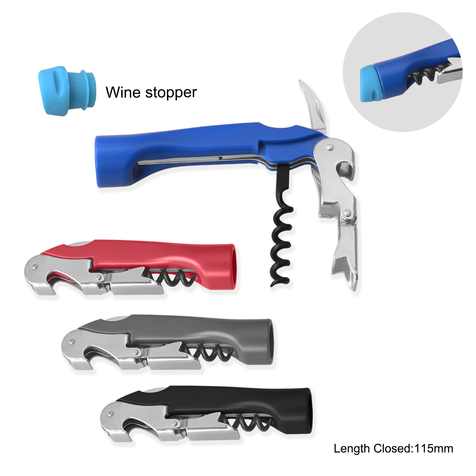 #1117 Corkscrew and Wine Stopper