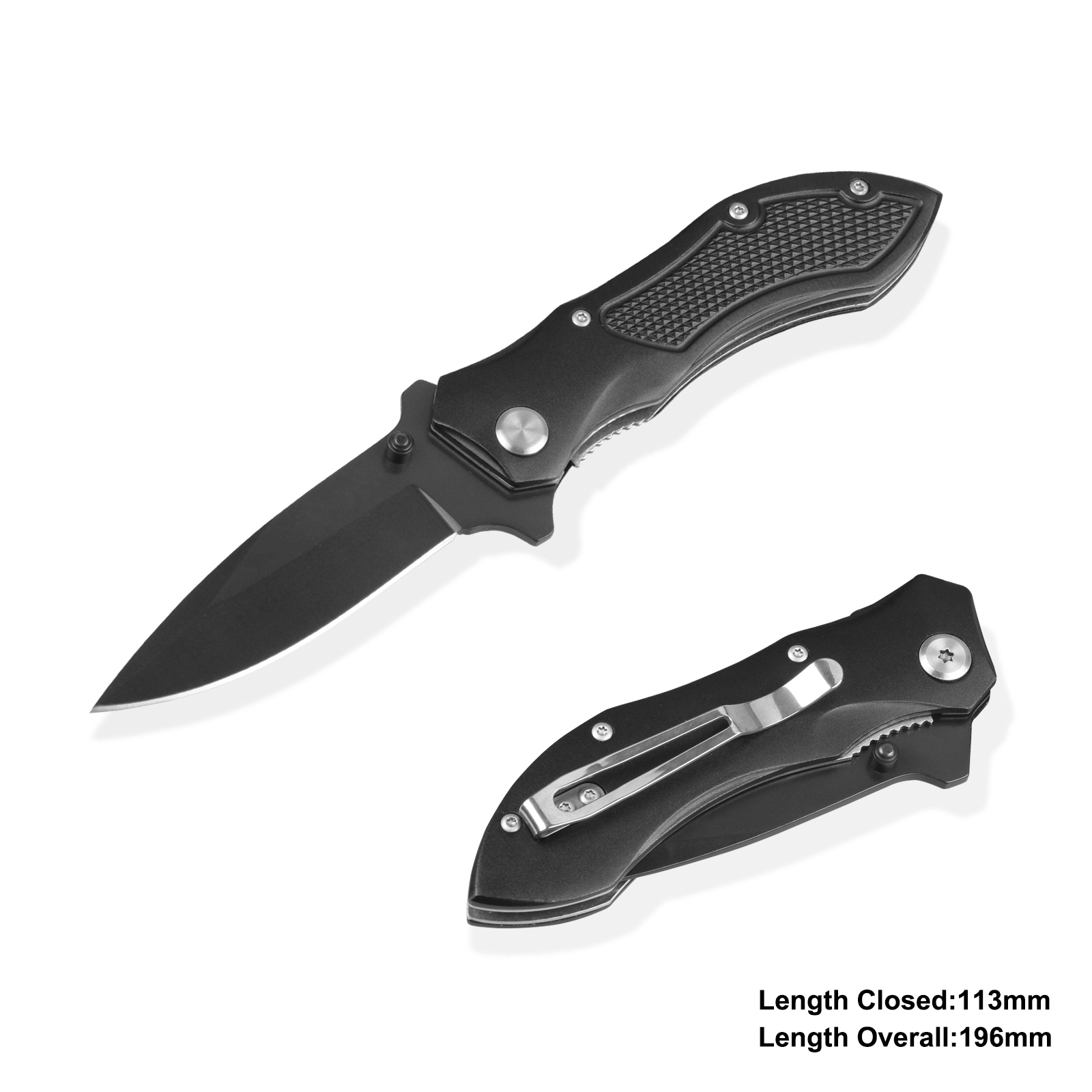 #31143 Folding Knife with Anodized Aluminum Handle