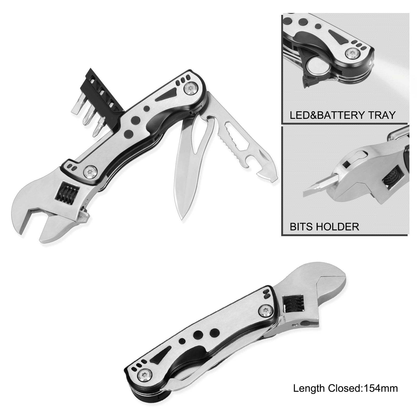 #8387 Multifunction Wrench with LED Flashlight