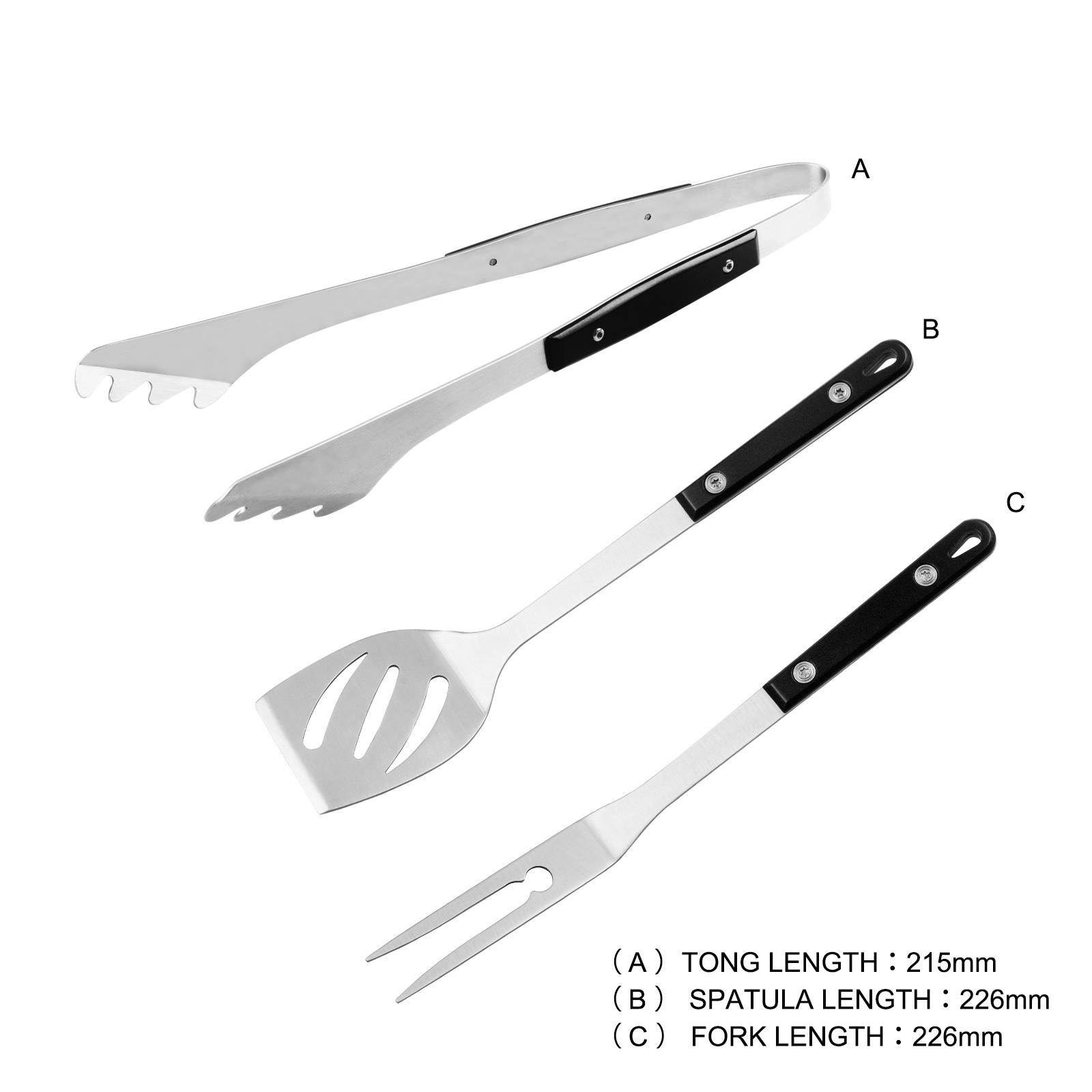 #6280AL-3 BBQ Tool Set