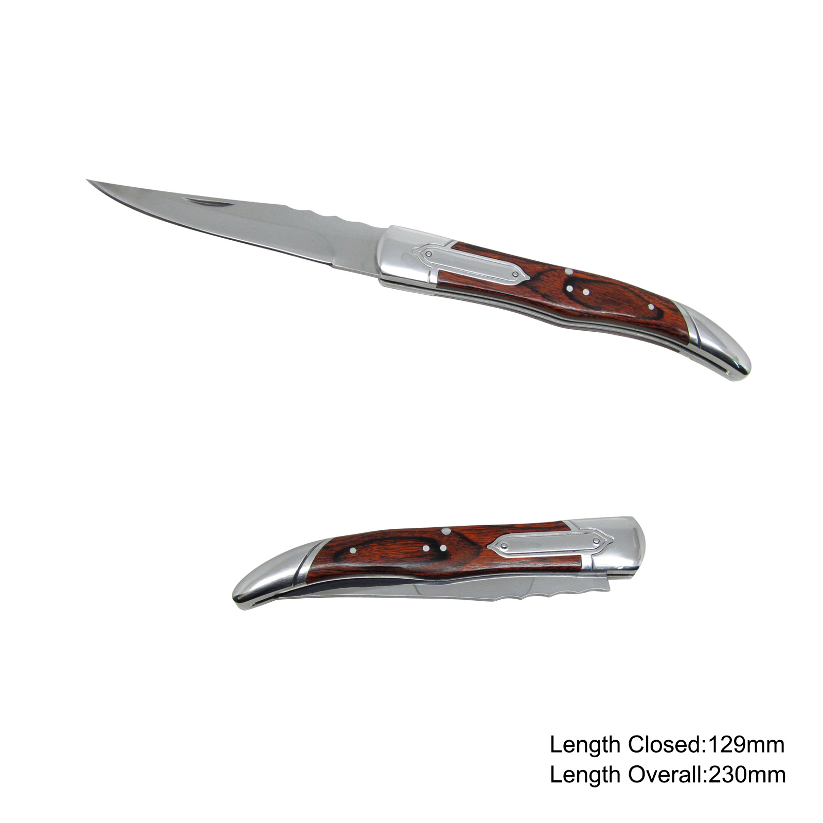 #3715 Fishing Knife with Wooden Handle