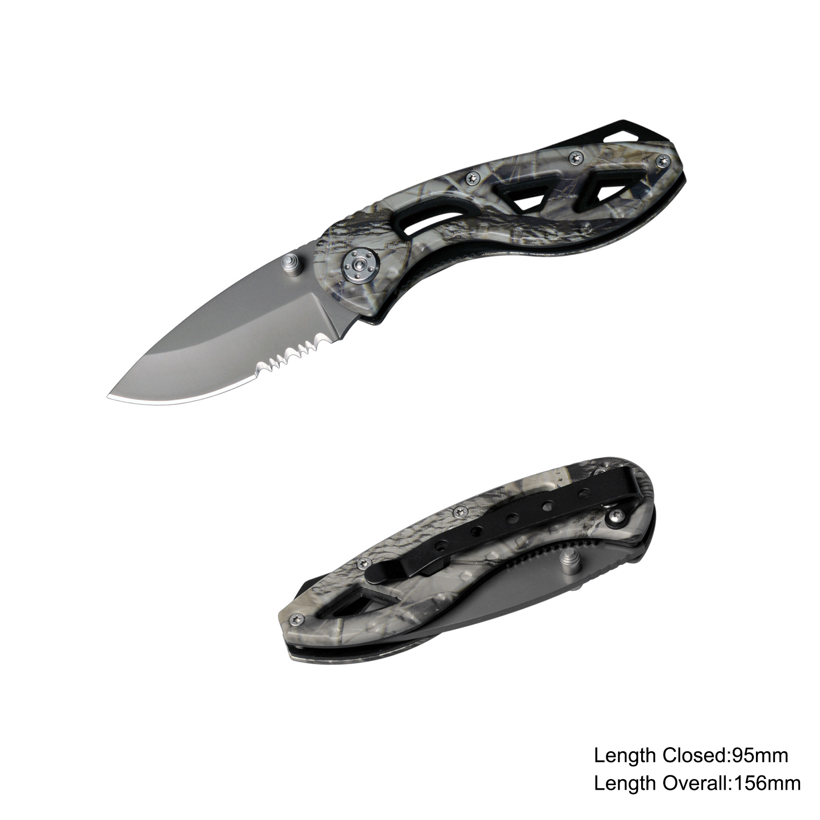 #3785 Folding Knife with Camo