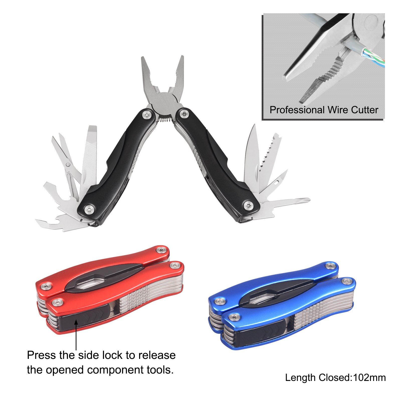 #8567 Multi Function Tools with Anodized Aluminum Handle