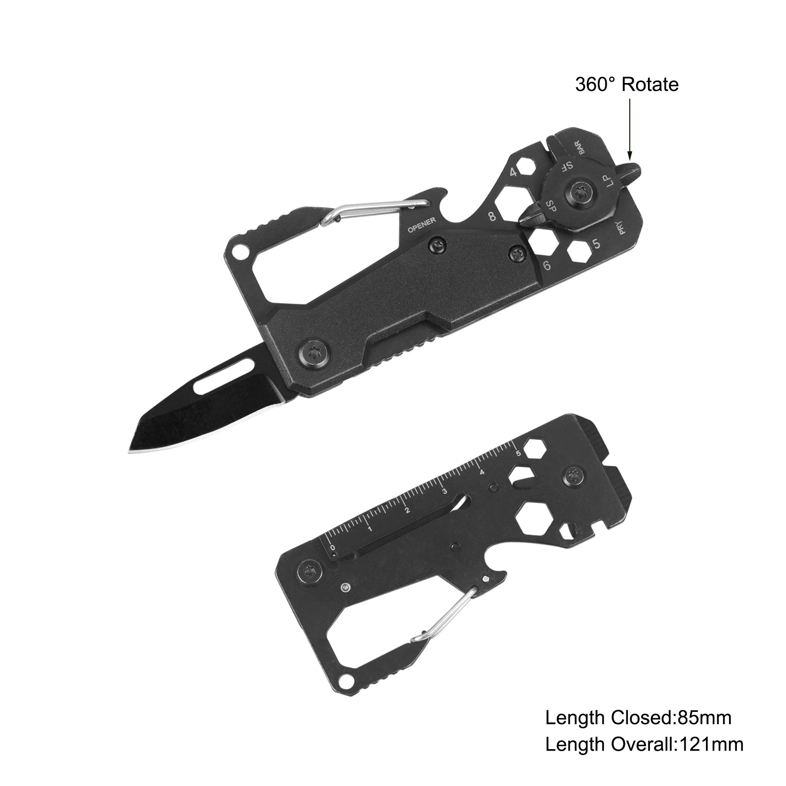 #6312 Multi Function Tool with Carabiner