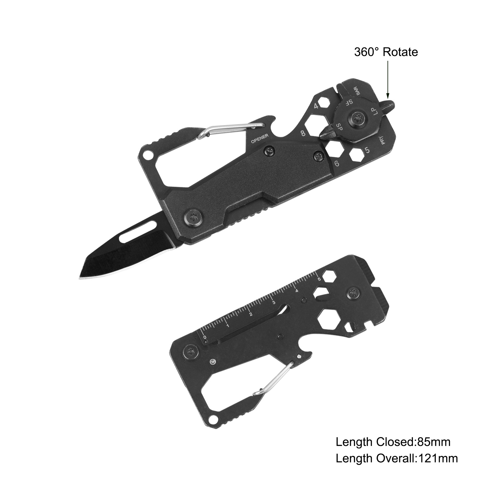 #6312 Multi Function Tool with Carabiner