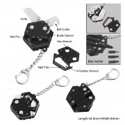 #6313 Multi Function Tool with Keychain